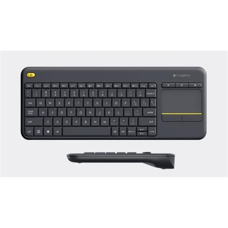 Logitech K400 Plus toetsenbord RF Draadloos QWERTY Nederlands Zwart