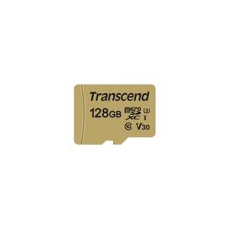 Transcend 500s Memory-card 128GB Micro-SDHC 4K 95 60MB s UHS-I C10 U1 V30