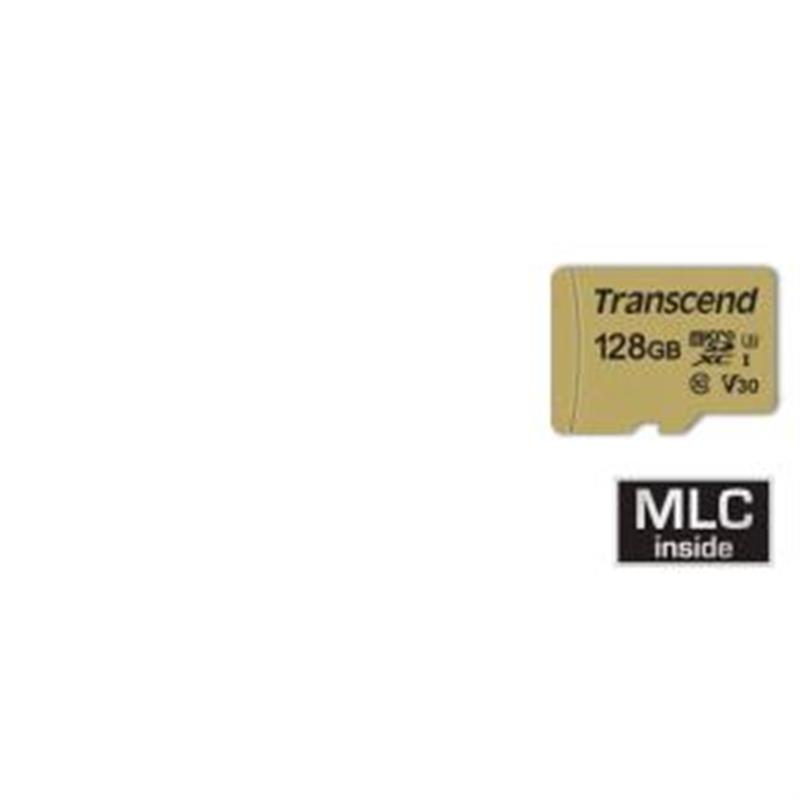 Transcend flashgeheugen 128 GB MicroSDXC Klasse 10 NAND