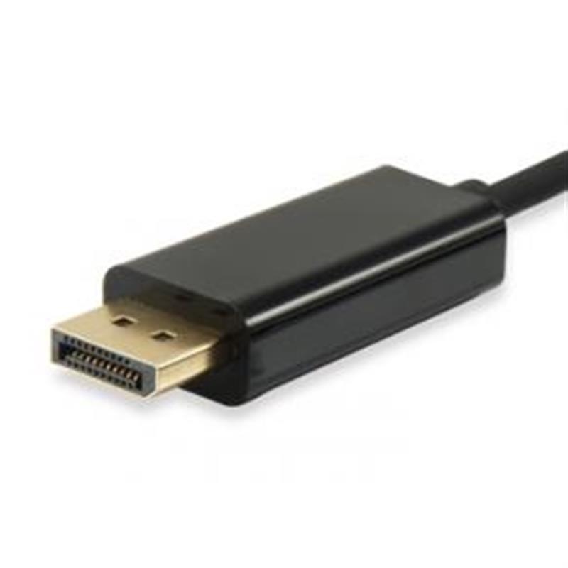 Equip 133467 video kabel adapter 1,8 m USB Type-C DisplayPort Zwart