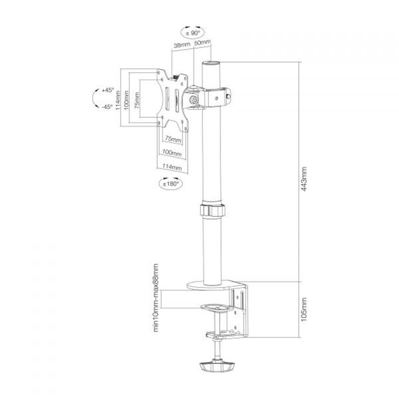 Neomounts monitorarm