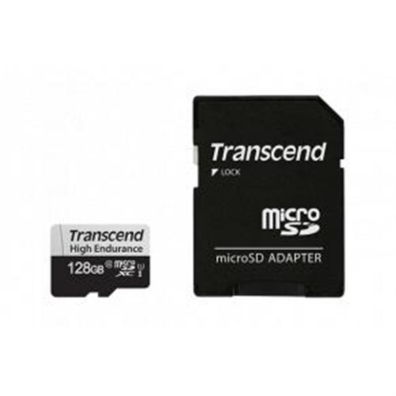 Transcend 350V microSDXC 128GB 3D NAND UHS-I U1 Class10 95 45 MB s
