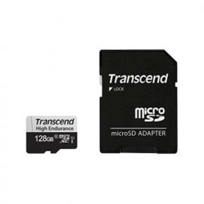 Transcend 350v MicroSDXC 64GB 3D NAND UHS-I U1 Class10 95 45 MB s Black