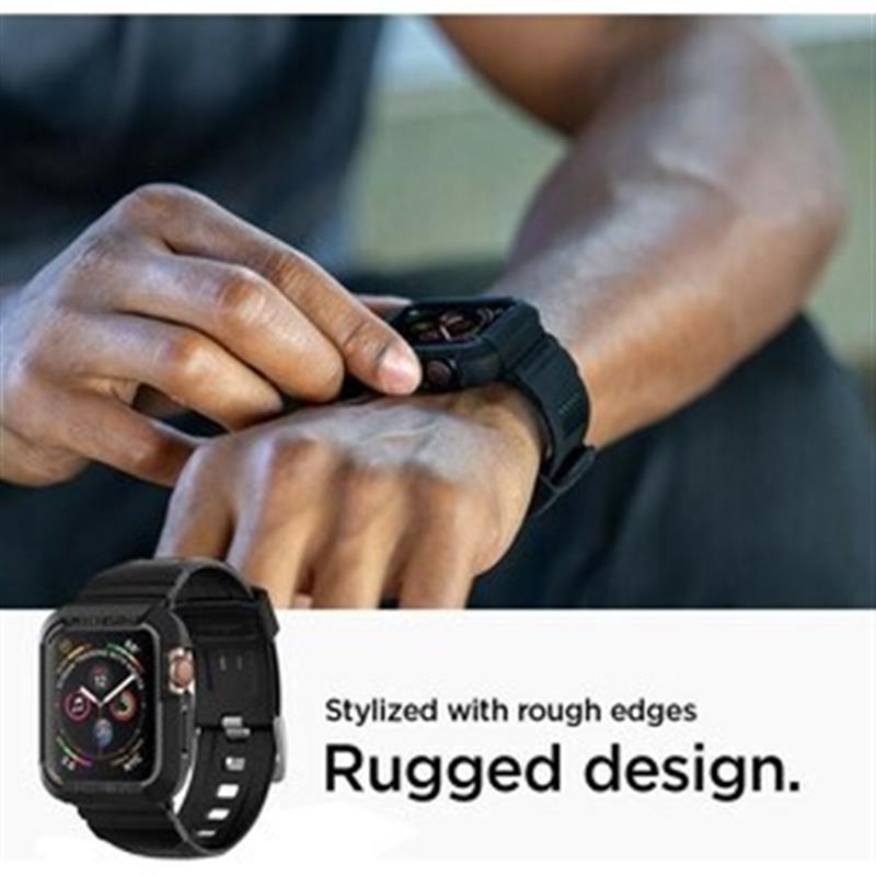 Spigen Apple Watch 5 4 44mm Rug APro Bl