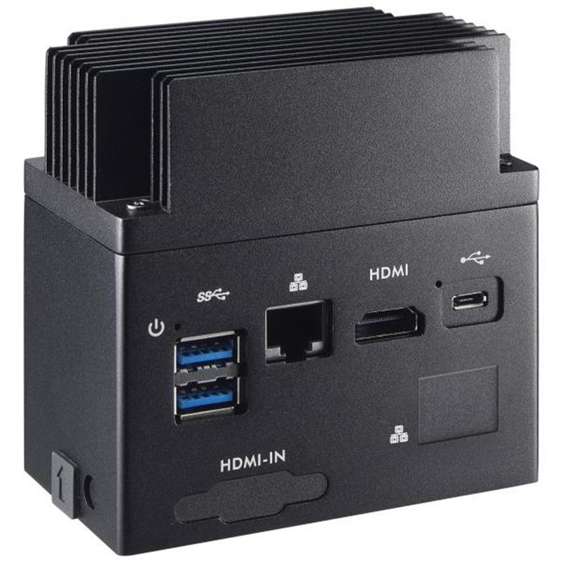 Shuttle EDGE EN01J4 J4205 Intel® Pentium® 8 GB LPDDR4-SDRAM 64 GB eMMC Mini PC Zwart