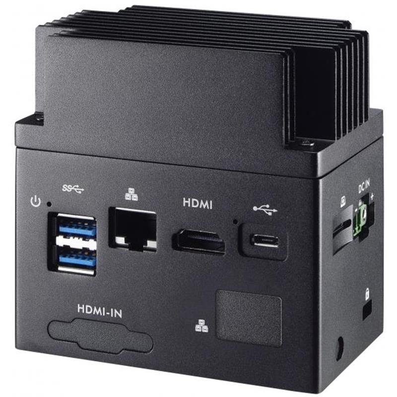 Shuttle EDGE EN01J4 J4205 Intel® Pentium® 8 GB LPDDR4-SDRAM 64 GB eMMC Mini PC Zwart