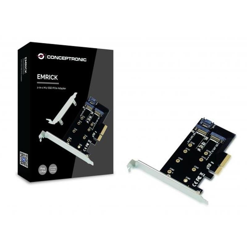 Conceptronic EMRICK04B interfacekaart/-adapter Intern M.2