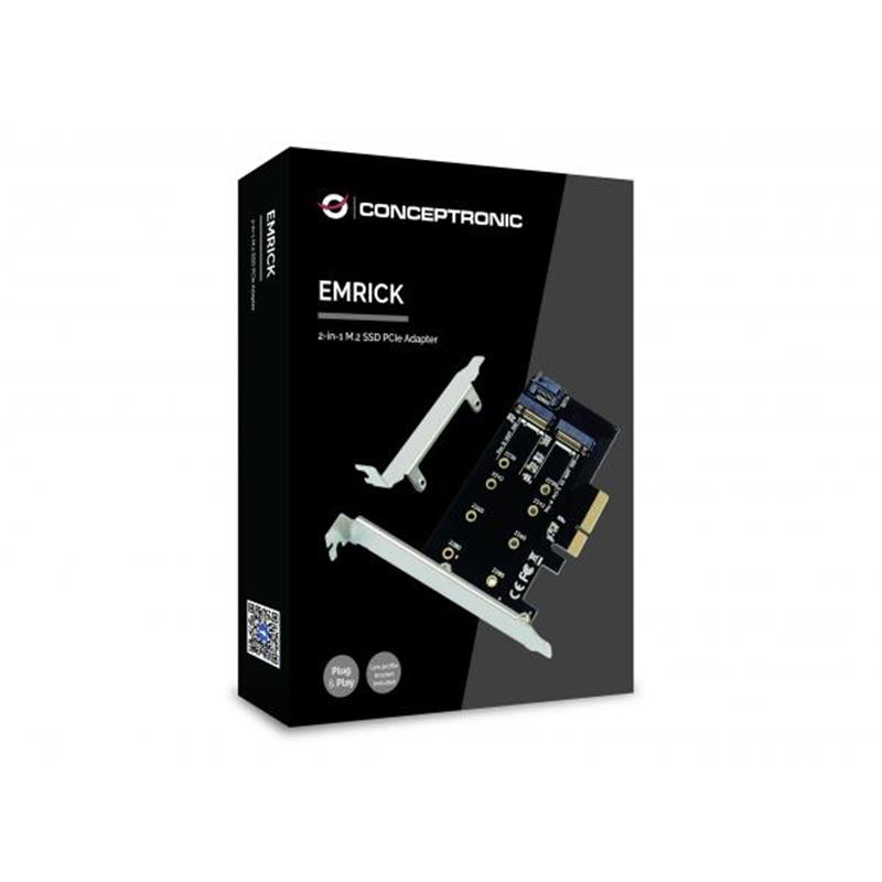 Conceptronic EMRICK04B interfacekaart/-adapter Intern M.2