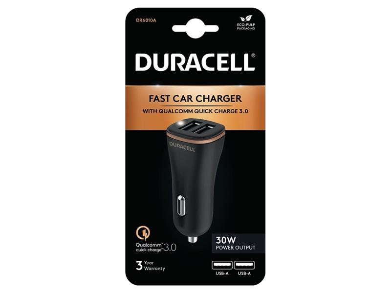 Duracell DR6010A oplader voor mobiele apparatuur Zwart