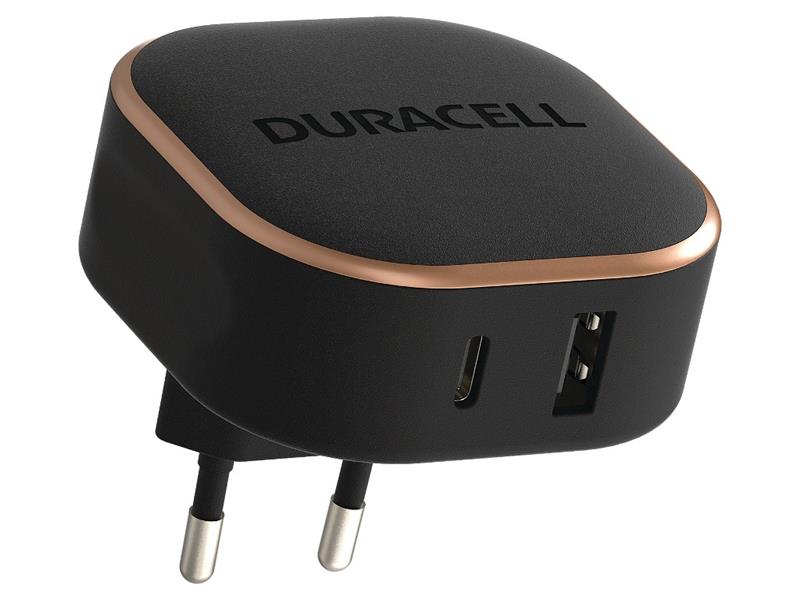 Duracell DRACUSB20-EU oplader voor mobiele apparatuur Zwart