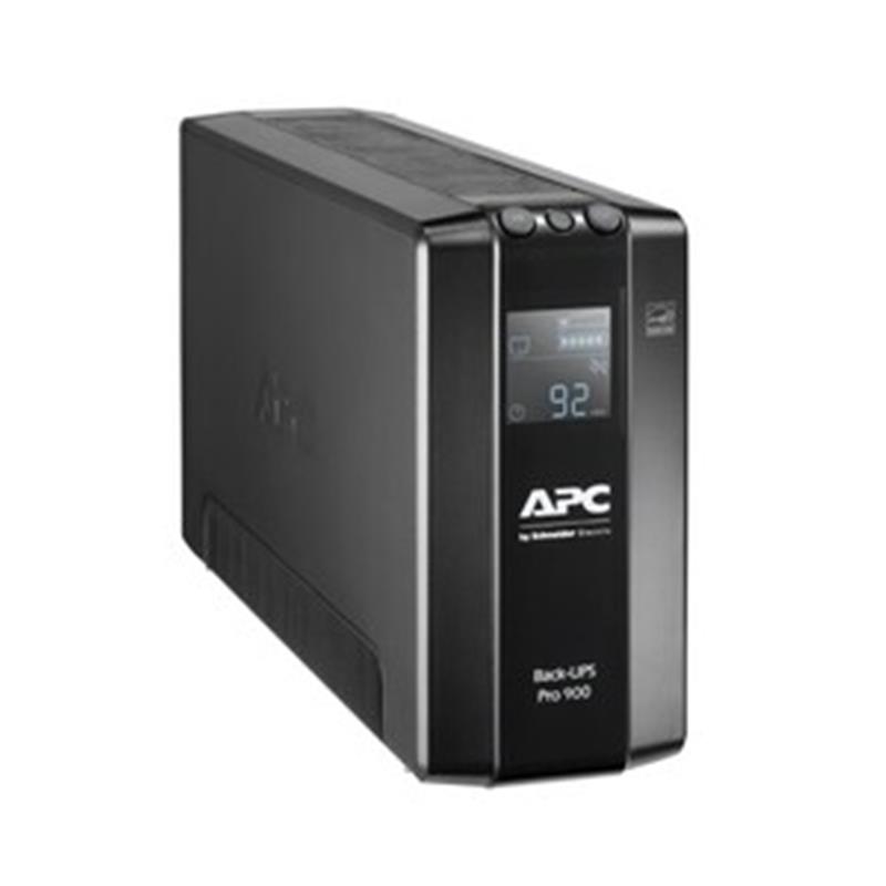 APC Back-UPS PRO BR900MI - Noodstroomvoeding, 6x C13 uitgang, USB, 900VA