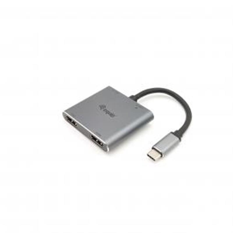 Equip 133484 interface hub USB 3.2 Gen 1 (3.1 Gen 1) Type-C 5000 Mbit/s Zilver
