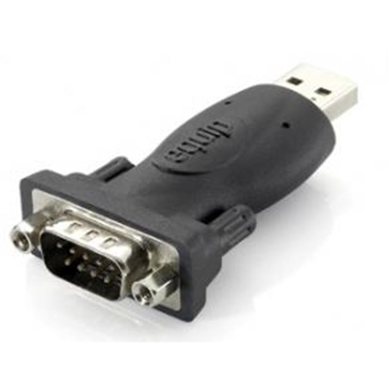 Equip 133382 tussenstuk voor kabels USB A RS-232 Zwart