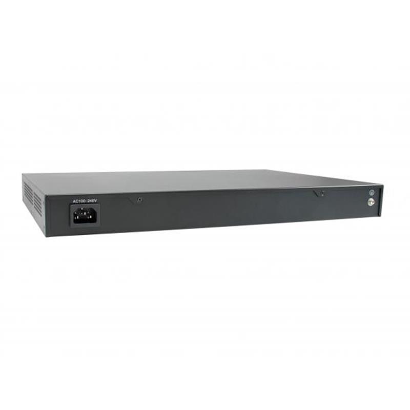 LevelOne GEP-2821 netwerk-switch Unmanaged Gigabit Ethernet (10/100/1000) Power over Ethernet (PoE) 1U Zwart