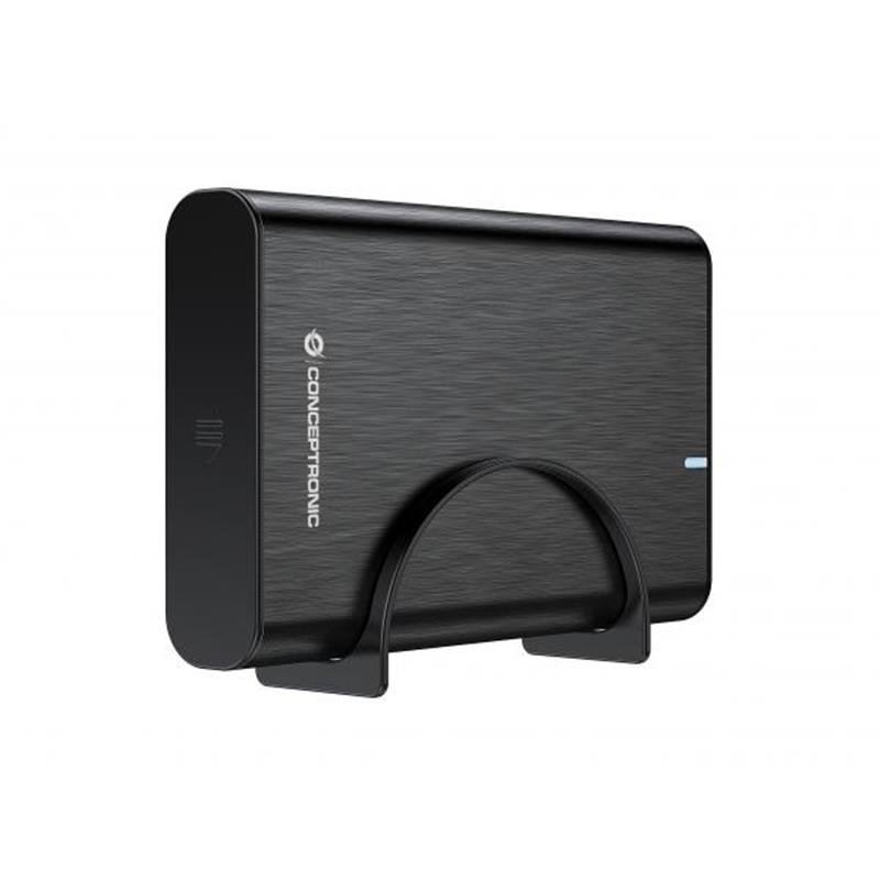Conceptronic DANTE02B behuizing voor opslagstations HDD-/SSD-behuizing Zwart 2.5/3.5""