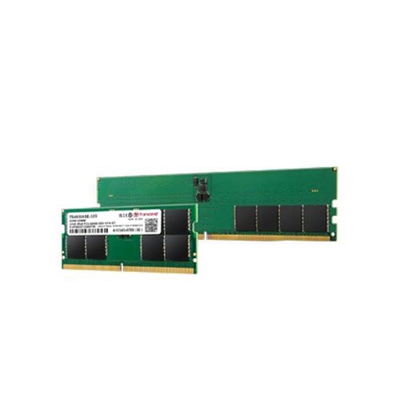 Transcend JetRam geheugenmodule 8 GB 1 x 8 GB DDR5 4800 MHz ECC