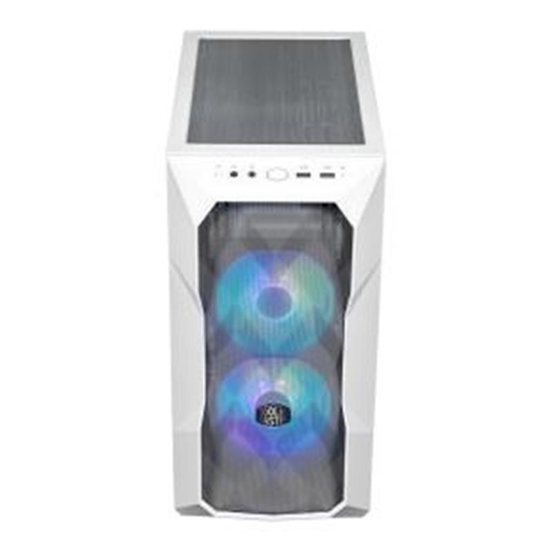 Cooler Master TD300 Mesh White mATX Midi-Tower ARGB hub 3D Mesh removable top