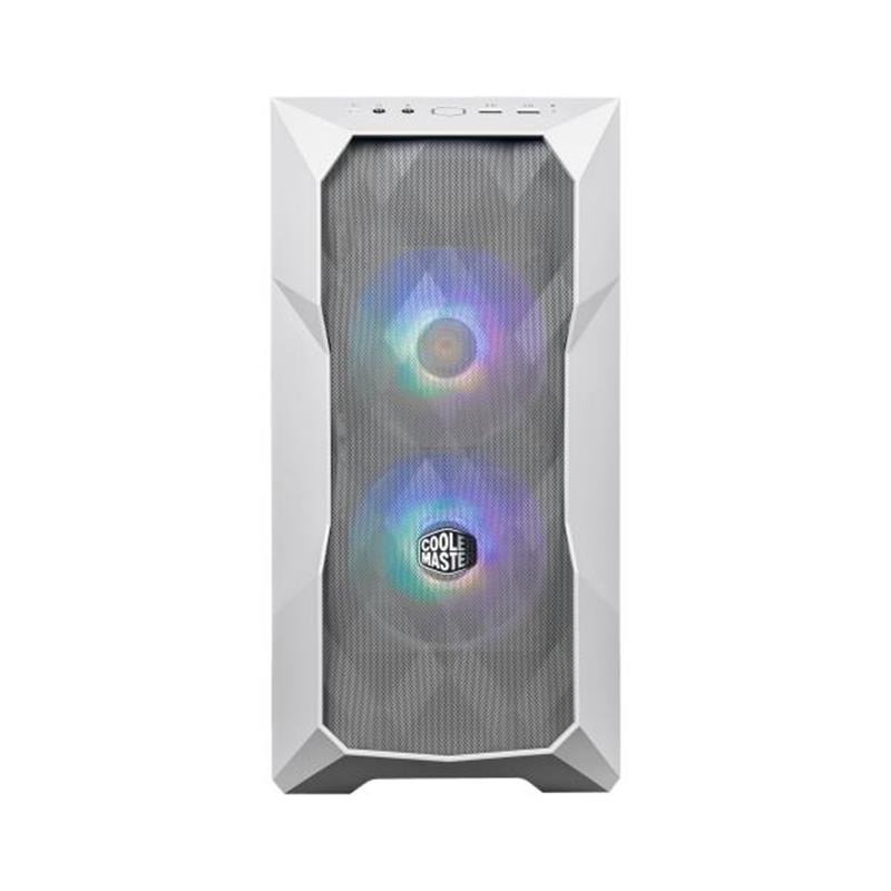 Cooler Master TD300 Mesh White mATX Midi-Tower ARGB hub 3D Mesh removable top