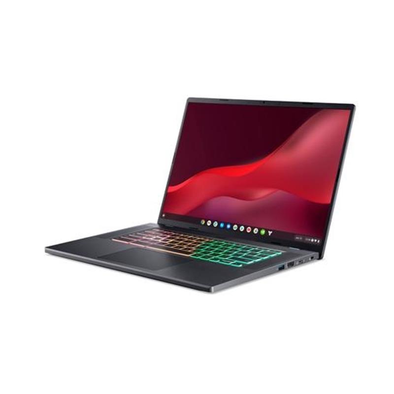 Acer Chromebook 516 GE CBG516-1H-560S i5-1240P 40,6 cm (16"") WQXGA Intel® Core™ i5 8 GB LPDDR4x-SDRAM 128 GB SSD Wi-Fi 6E (802.11ax) ChromeOS Grijs