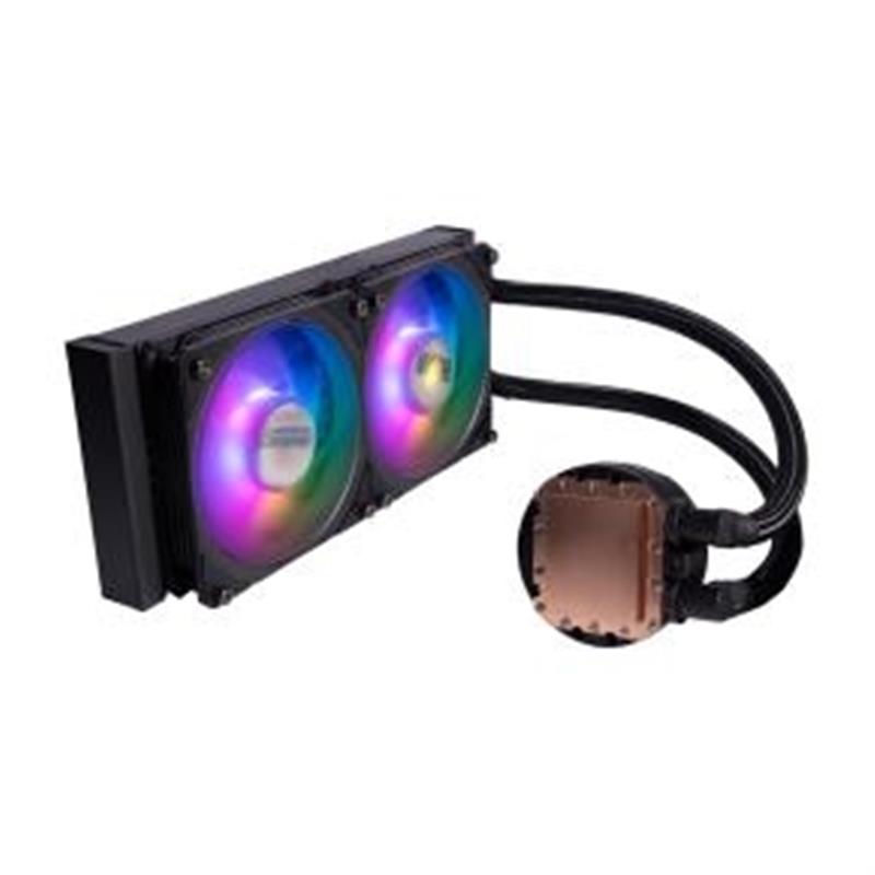 Cooler Master PL240 Flux 240mm radiator 120mm x2 0-2300 RPM - 10% RGB LED