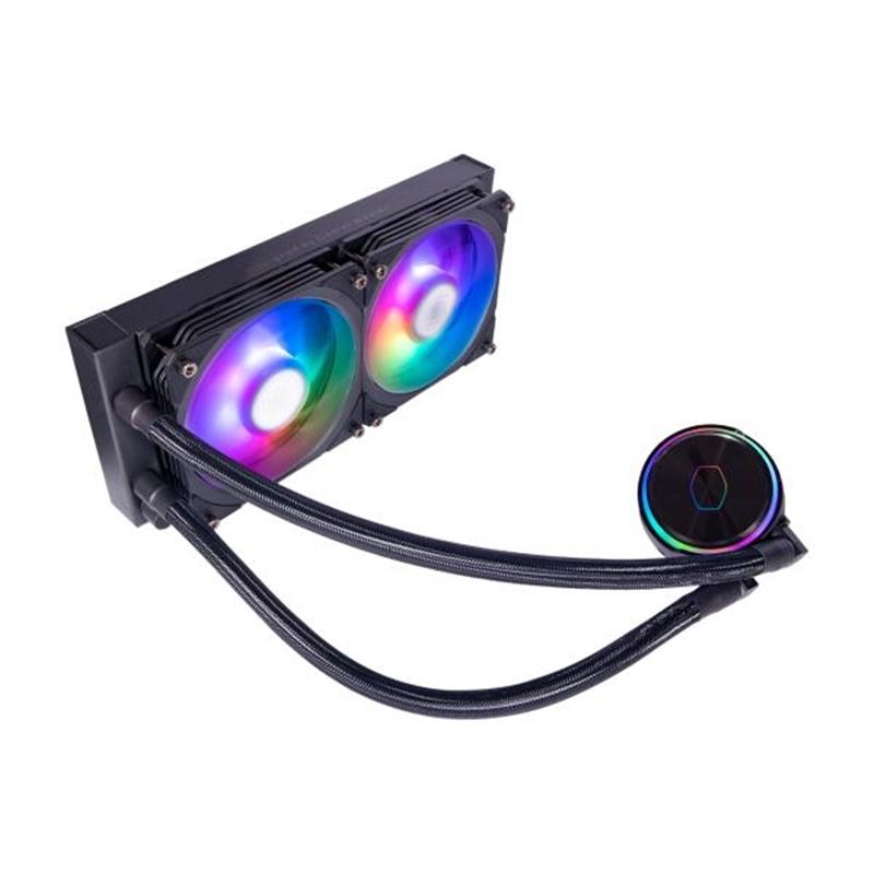 Cooler Master PL240 Flux 240mm radiator 120mm x2 0-2300 RPM - 10% RGB LED