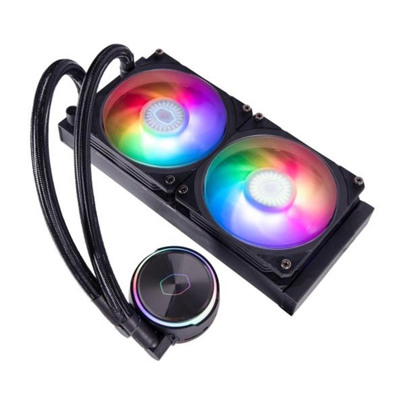 Cooler Master PL240 Flux 240mm radiator 120mm x2 0-2300 RPM - 10% RGB LED