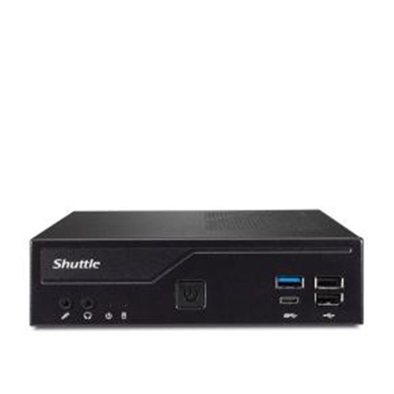 Shuttle XP? slim DH610 PC/workstation barebone 1,3L maat pc Zwart LGA 1700