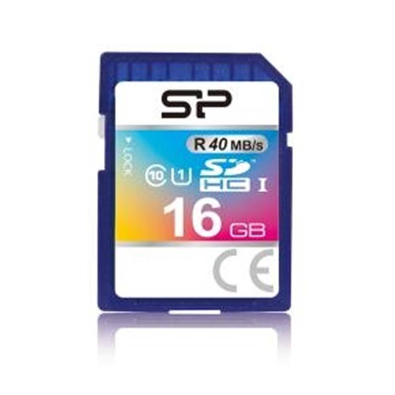 Silicon Power SDHC 16 GB Class 10 40 10MB s Blue
