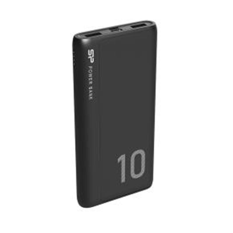 Silicon Power GP15 Dual Output Powerbank 10000 mAh Black