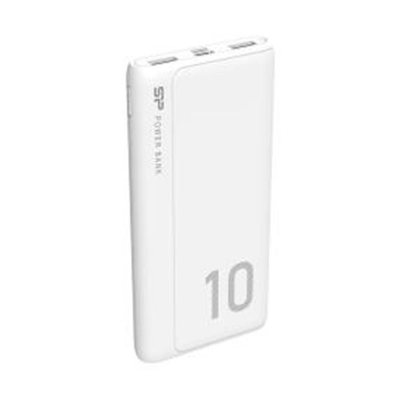 Silicon Power GP15 Dual Output Powerbank 10000 mAh White