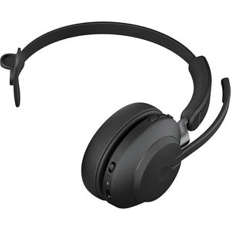 Jabra Evolve2 65, MS Mono Headset Draadloos Hoofdband Kantoor/callcenter USB Type-C Bluetooth Zwart