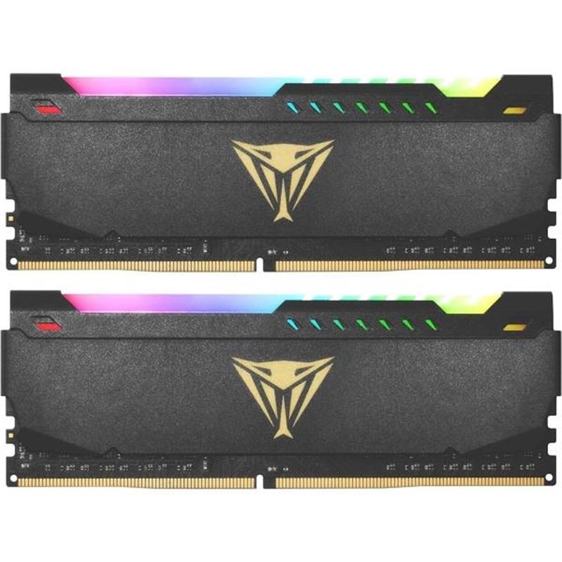 Patriot V4S Viper Steel RGB DIMM Kit 16GB DDR4 3600MHz CL18 BLACK HS