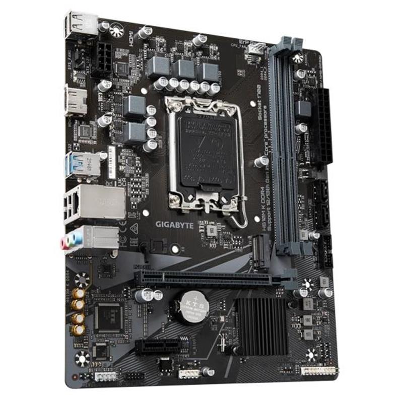 Gigabyte H610M K DDR4 1.0 moederbord Intel H610 Express LGA 1700 micro ATX