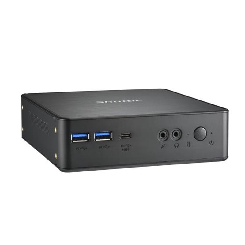 Shuttle XPC Nano PC NC40U3, Intel Core i3-1215U, 1x HDMI, 1x DP,1xUSB-C/DP, 6x USB3.2, 1x 2.5"" bay, 2x M.2, 1x LAN, RAID, 24/7 permanent gebruik, inc