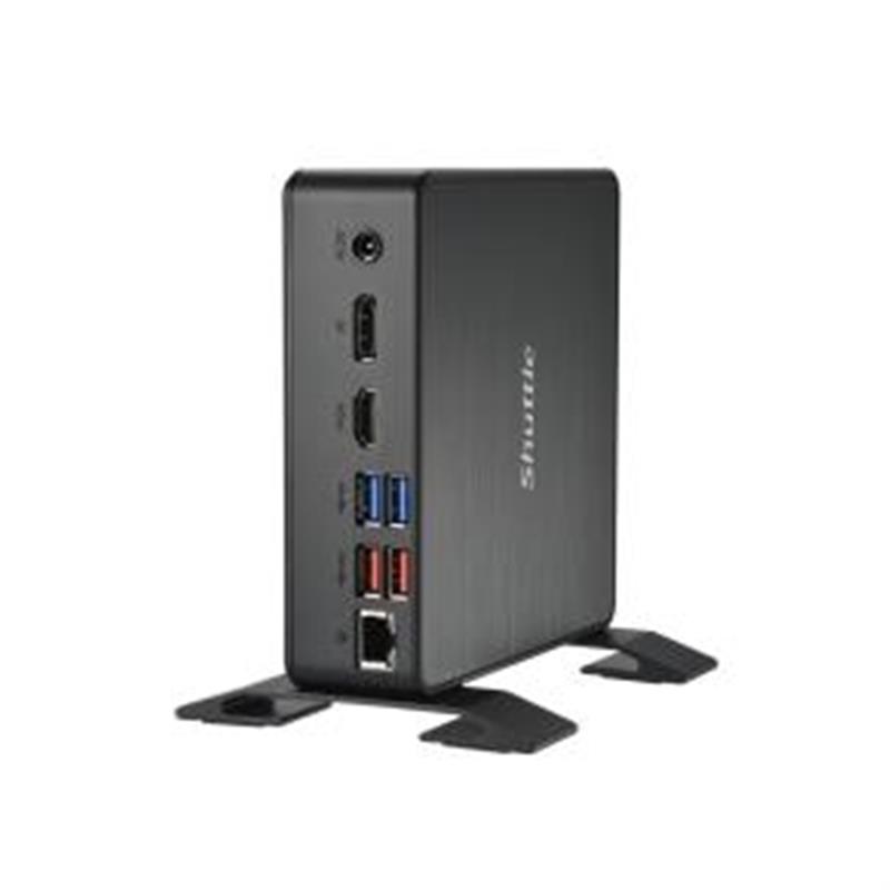 Shuttle XPC Nano PC NC40U7, Intel Core i7-1255U, 1x HDMI, 1x DP,1xUSB-C/DP, 6x USB3.2, 1x 2.5"" bay, 2x M.2, 1x LAN, RAID, 24/7 permanent gebruik, inc