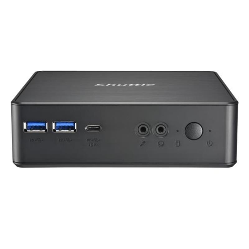 Shuttle XPC Nano PC NC40U7, Intel Core i7-1255U, 1x HDMI, 1x DP,1xUSB-C/DP, 6x USB3.2, 1x 2.5"" bay, 2x M.2, 1x LAN, RAID, 24/7 permanent gebruik, inc