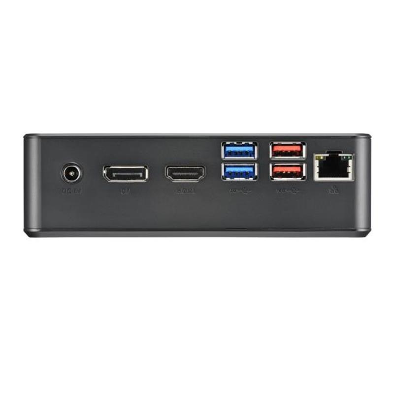 Shuttle XPC Nano PC NC40U7, Intel Core i7-1255U, 1x HDMI, 1x DP,1xUSB-C/DP, 6x USB3.2, 1x 2.5"" bay, 2x M.2, 1x LAN, RAID, 24/7 permanent gebruik, inc