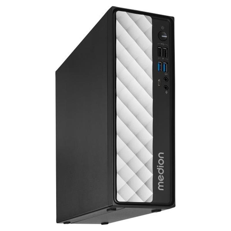 MEDION AKOYA T80 Intel® Core™ i5 i5-12450H 16 GB DDR4-SDRAM 512 GB SSD Windows 11 Home Mini PC Zwart