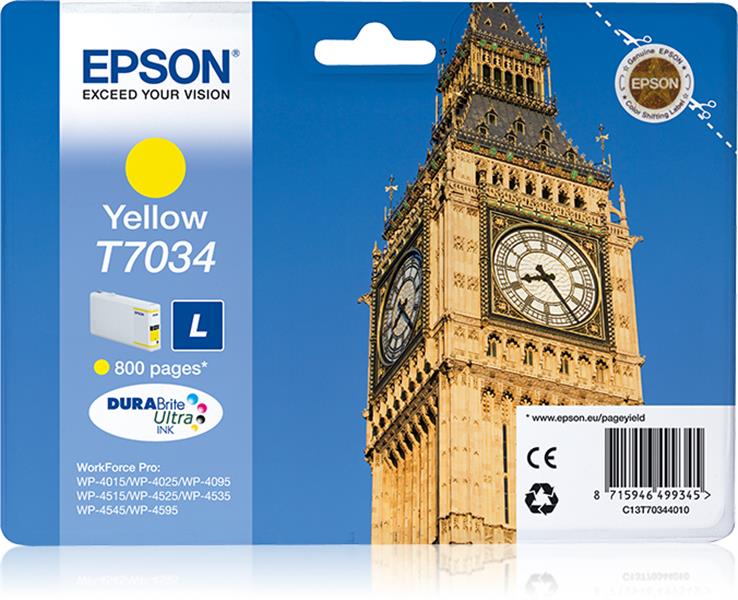 Epson Big Ben Ink Cartridge L Yellow 0.8k