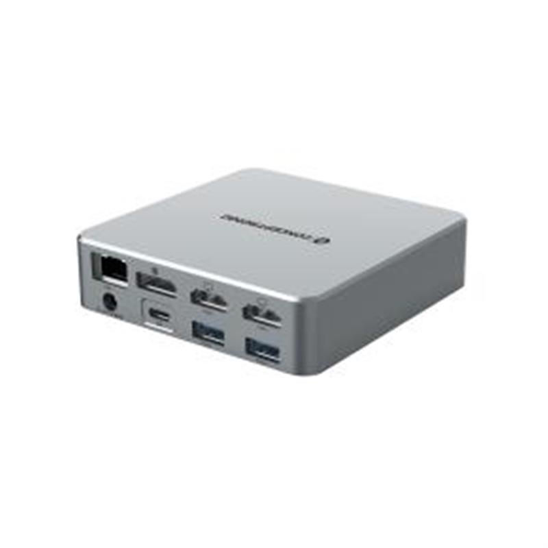 Conceptronic DONN25G laptop dock & poortreplicator Bedraad USB 3.2 Gen 2 (3.1 Gen 2) Type-C Zilver
