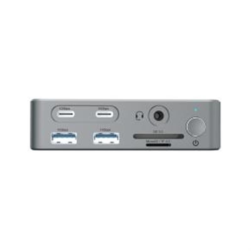 Conceptronic DONN25G laptop dock & poortreplicator Bedraad USB 3.2 Gen 2 (3.1 Gen 2) Type-C Zilver