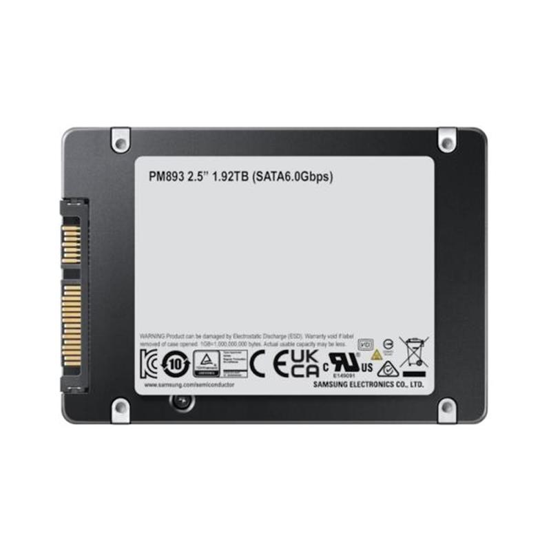 Samsung PM893 2.5"" 1920 GB SATA III V-NAND TLC