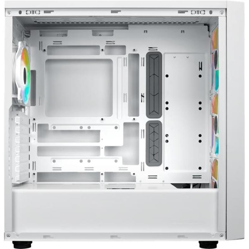 Cooler Master MasterBox 600 White TG eATX 3x 140mm ARGB 1x 120mm USB3 2 Gen2