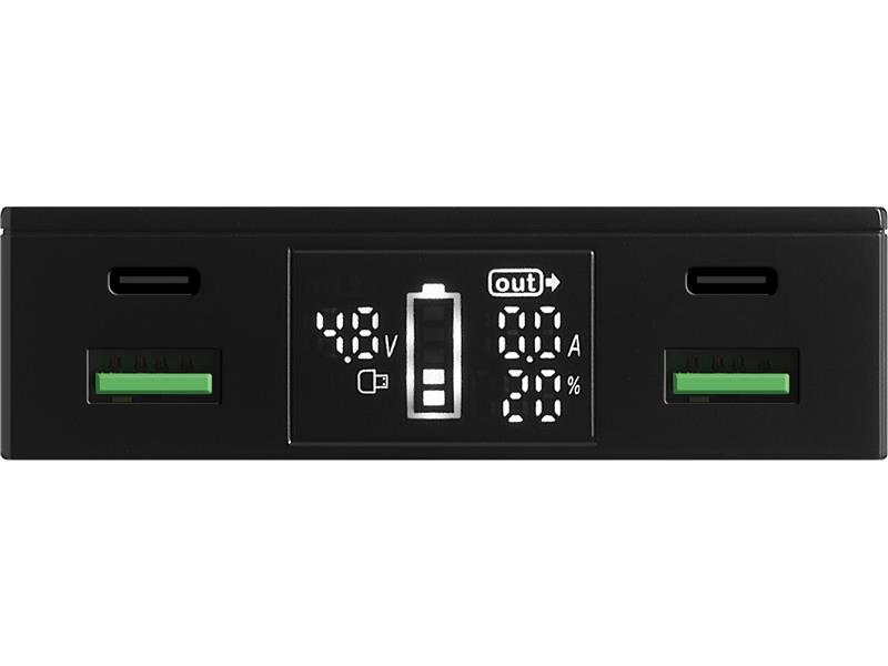 Sandberg Powerbank 2xUSB-C PD100W 30000 Lithium-Ion (Li-Ion) 30000 mAh Zwart