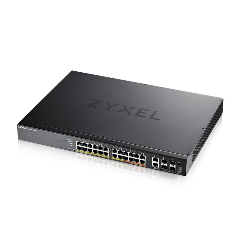 Zyxel XGS2220-30HP Managed L3 Gigabit Ethernet (10/100/1000) Power over Ethernet (PoE) Zwart