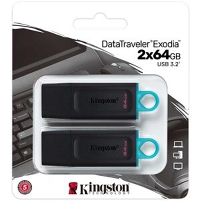 KINGSTON 64GB USB3 2 DataTraveler Exodia