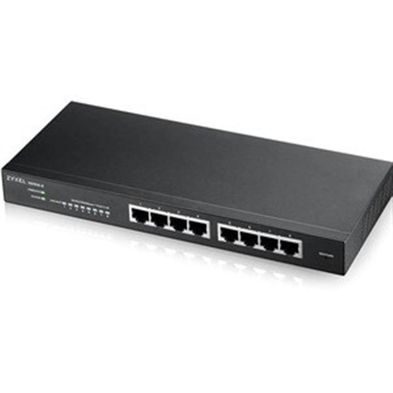 Zyxel GS1915-8 Managed L2 Gigabit Ethernet (10/100/1000) Zwart