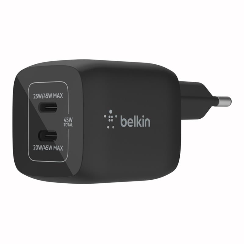 BELKIN 45W PD PPS Dual USB-C GaN Charger