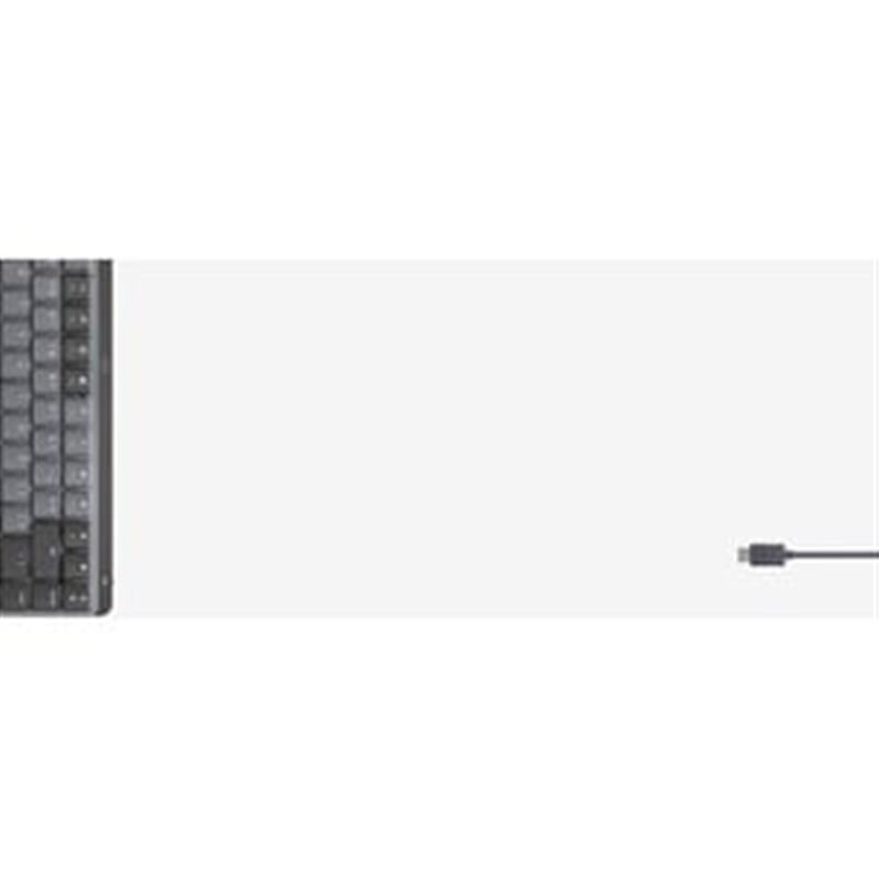 Logitech MX Mini Mechanical for Mac toetsenbord Bluetooth QWERTY US International Grafiet, Grijs