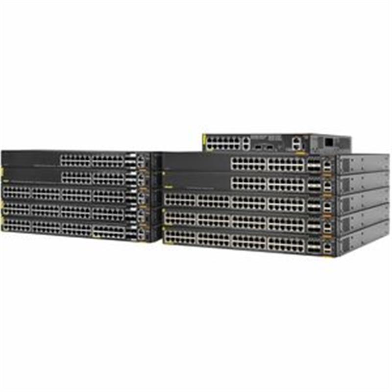 Aruba 6200F 48G Class4 PoE 4SFP 370W Managed L3 Gigabit Ethernet 10 100 1000 Power over Ethernet PoE 1U